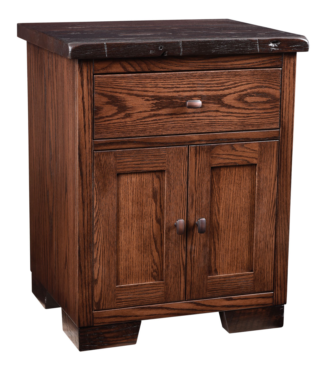 6020-R 1-Drawer 2-Door Nightstand