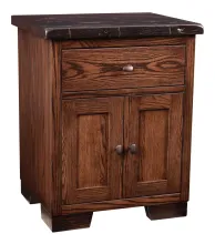 6020-R 1-Drawer 2-Door Nightstand