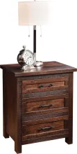 Denali 3-Drawer Nightstand