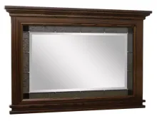 2471 Brooklyn Lg Wall Mirror with Leaded Decor