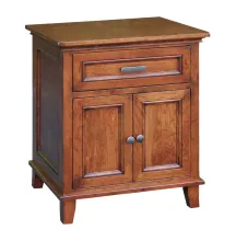 Brooklyn 1-Drawer 2-Door Nightstand 