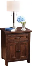 3120 Denali 1-Drawer 2-Door Nightstand 