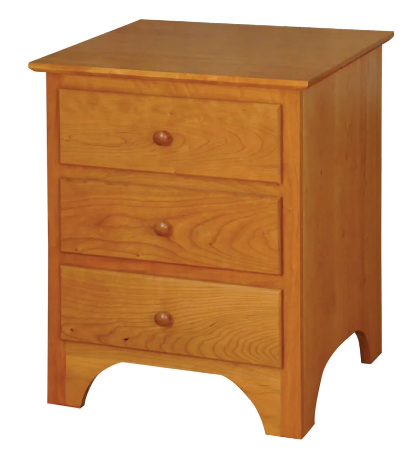 421 Shaker 3-Drawer Nightstand